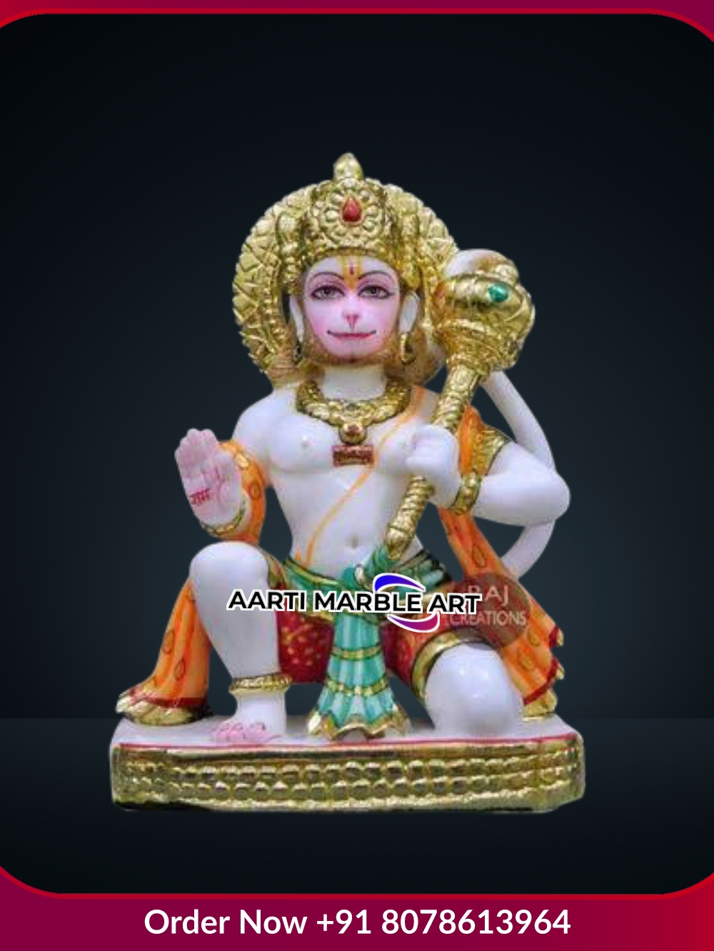Hanuman Marble Murti