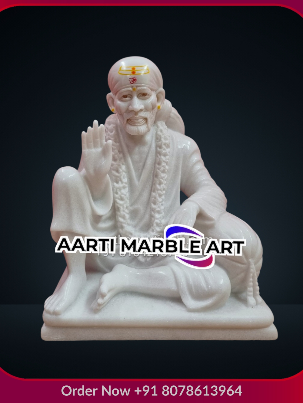 Sai Baba Marble Murti